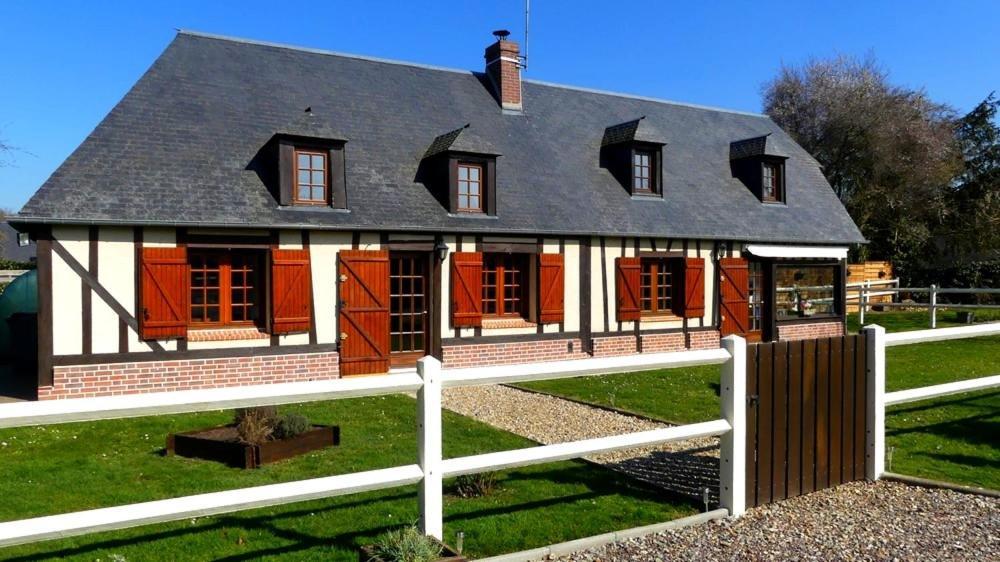 Le Pressoir Apartment Beaumesnil  Bagian luar foto
